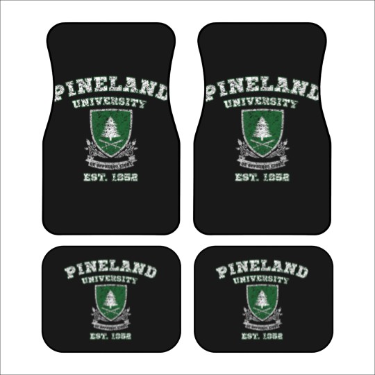 Discover Pineland University Vintage Graphic Car Mats