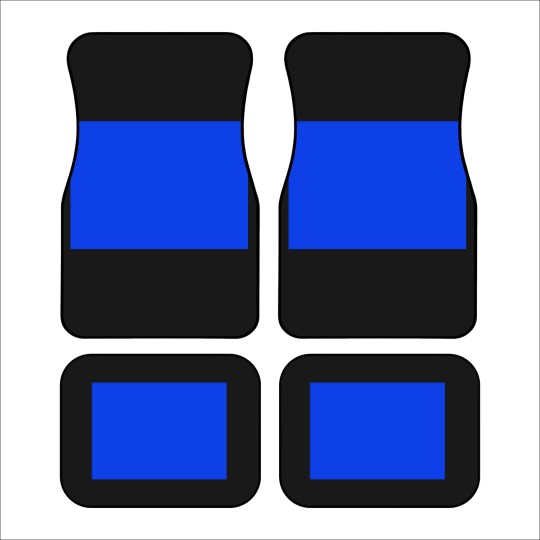 Discover "Blue Square" design Car Mats