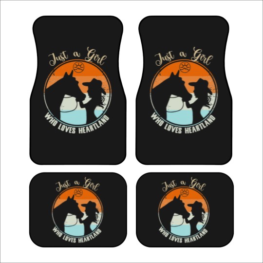 Discover heartland ranch, heartland, sunset, vintage, retro Car Mats