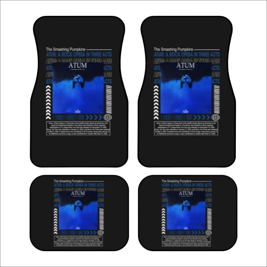 Discover The Smashing Pumpkins Music Car Mats K1, Atum A Rock Opera in Three Acts Album
