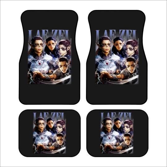 Discover Vintage 90s Style Lae'zel - Baldurs Gate 3 Gift For Fan Unisex Car Mats S-5XL