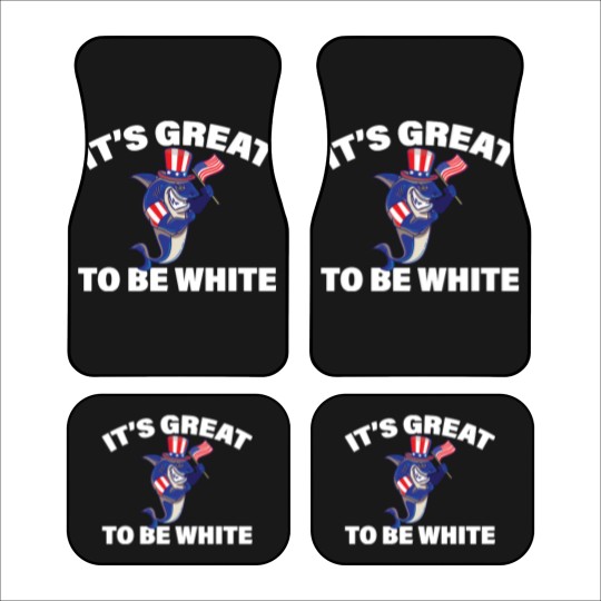 Discover Its Great To Be White Shark Funny Sharks Gift - Its Great To Be White Shark - Car Mats