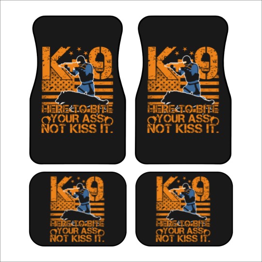 Discover K9 Police Officers Law Enforcement Car Mats