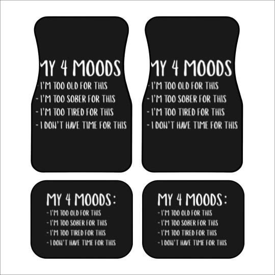Discover My 4 Moods Car Mats