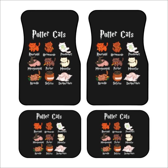 Discover Potter Cats Harry Pawter Classic Car Mats