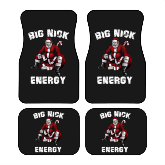 Discover Big Nick Energy Car Mats, Funny Santa Big Nick Energy