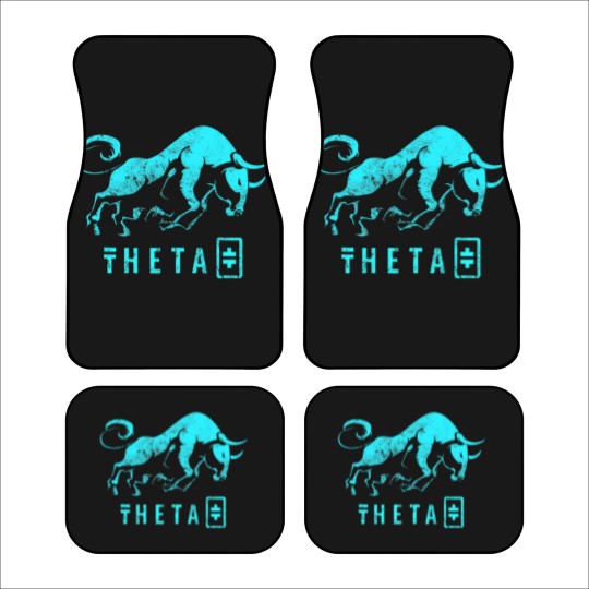 Discover THETA Crypto BULLRUN Blockchain Token Car Mats