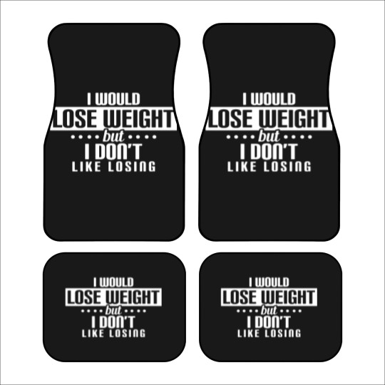 Discover I Would Lose But I Don'T Like Losing Funny Workout Car Mats