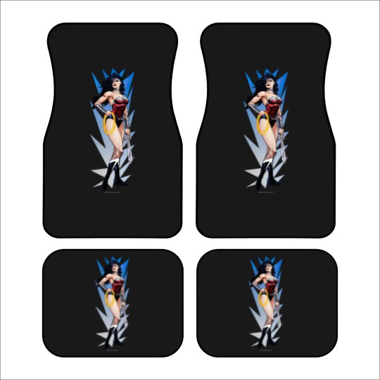 Discover Wonder Woman & Sword Car Mats