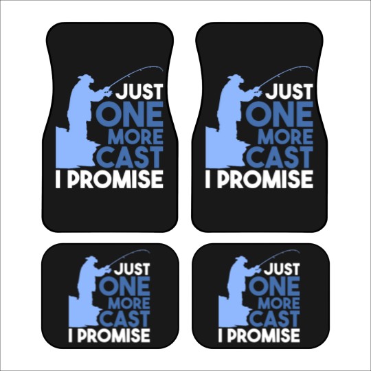 Discover Fishing - Just One More Cast Car Mats