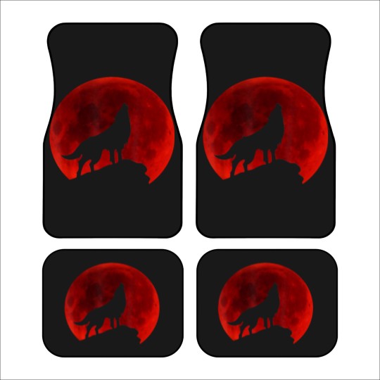 Discover Wolf Howling at Moon Car Mats