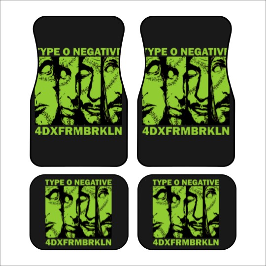 Discover Type O Negative World Coming Down Album Cover Car Mats, Hard Rock Music Car Mats