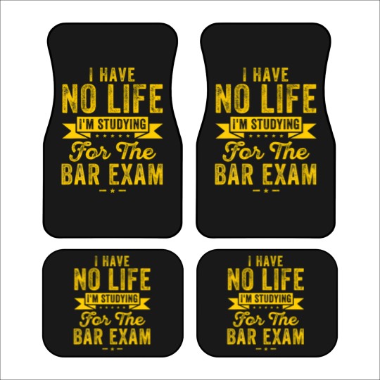 Discover Bar Exam Funny Law School Graduation Women Men Law Car Mats