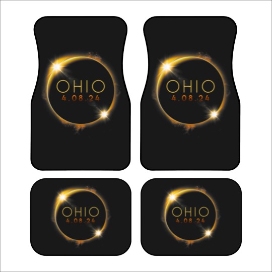 Discover Solar Eclipse 2024 State Ohio Total Solar Eclipse Car Mats