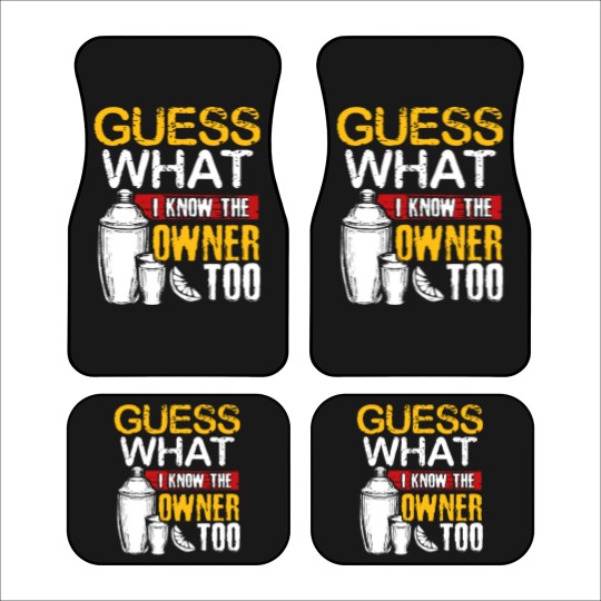Discover Guess What I Know The Owner Too Waitress Car Mats