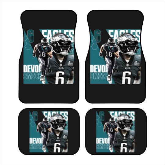Discover DeVonta Smith Football DesignEagles Car Mats