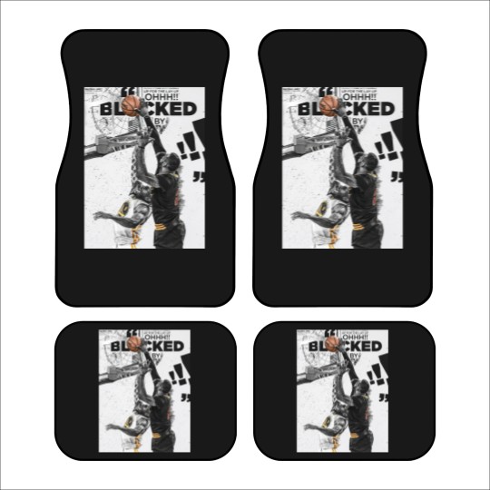 Discover LeBron James Chasedown Block Andre Iguodala Car Mats