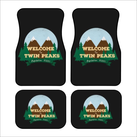 Discover Welcome To Twin Peaks Car Mats