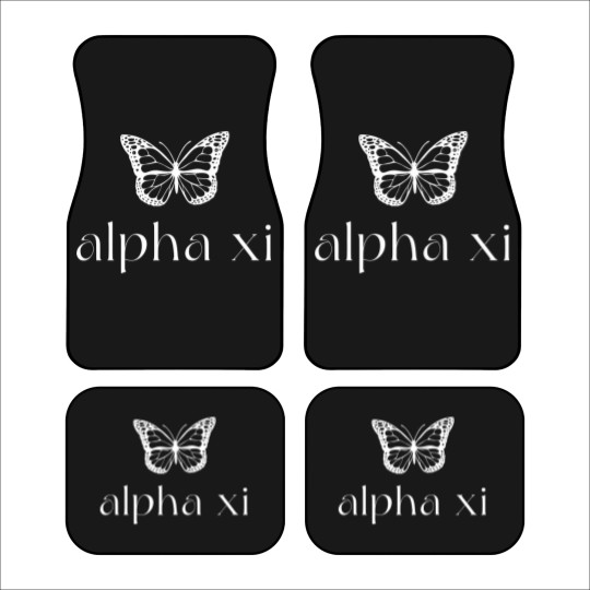 Discover Alpha Xi Delta Butterfly Car Mats | Custom sorority merch