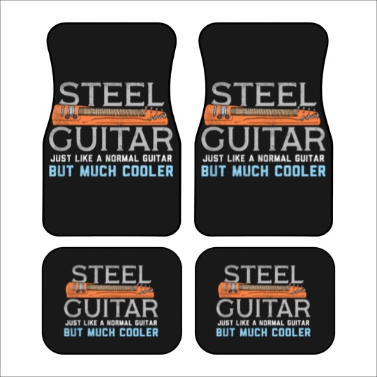 Discover Steel Guitar For Guitar Player Car Mats