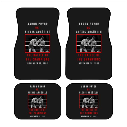 Discover aaron pryor vs alexis arguello Car Mats