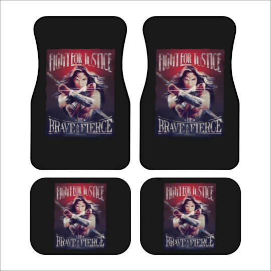 Discover Wonder Woman Fight For Justice Car Mats