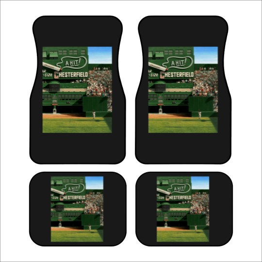 Discover Baseball Art - Colorized ‘The Catch’ by Willie Mays Car Mats