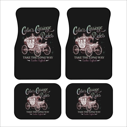 Discover Colins Carriage Rides Car Mats, Bridgerton Inspired Car Mats, Long Way Home