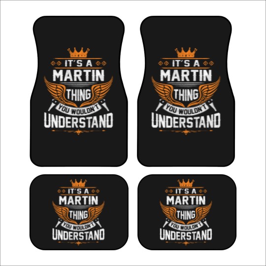 Discover Martin Name Car Mats - Martin Thing Name You Wouldn't Understand Gift Item Car Mats - Martin - Car Mats