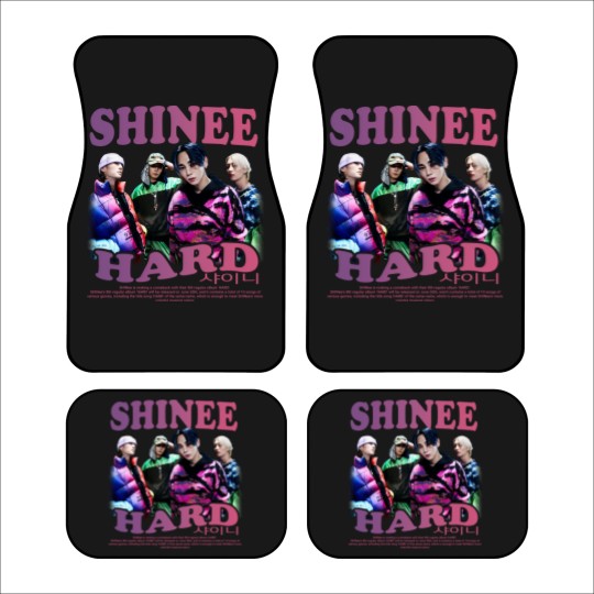 Discover Shinee Kpop Car Mats, Hard Album Car Mats v5, Shawol Car Mats, Onew Key Minho Taemin Car Mats