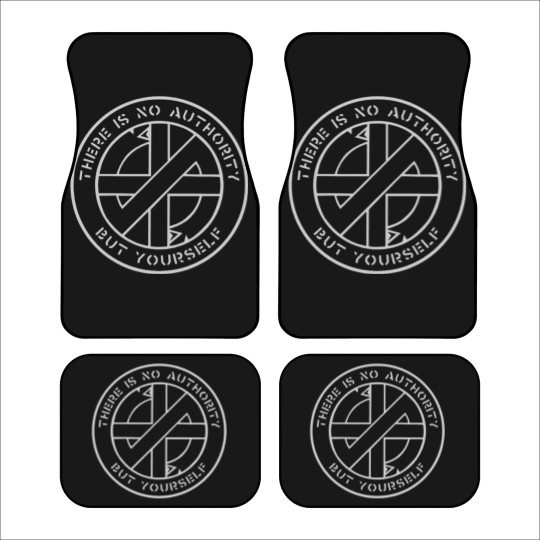 Discover Crass - There Is No  Authority But Yourself Car Mats