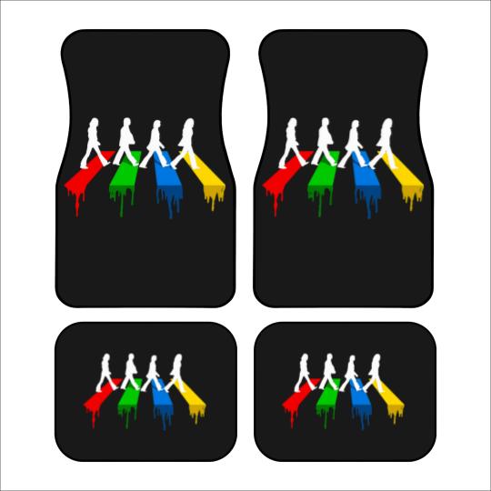 Discover Abbey Road CMYK Street Walk Car Mats