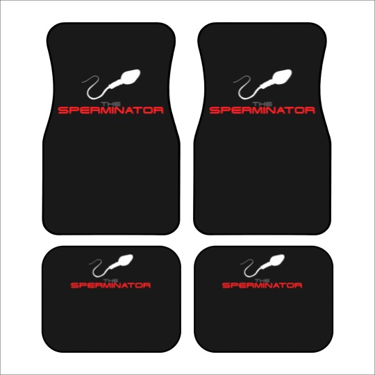 Discover The Sperminator funny Car Mats