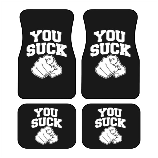 Discover you suck Car Mats