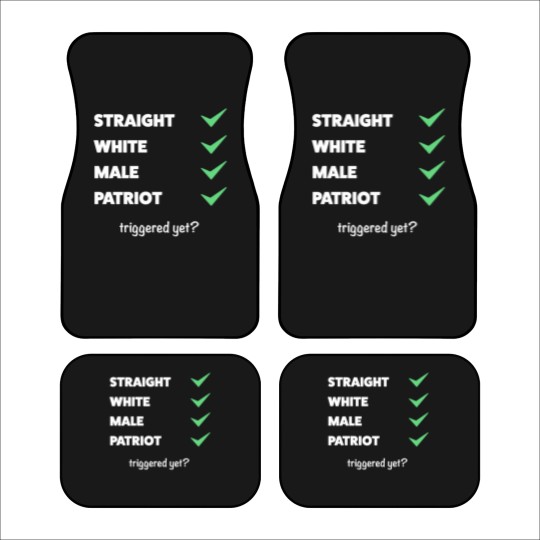 Discover Anti Woke - Funny Conservative Car Mats