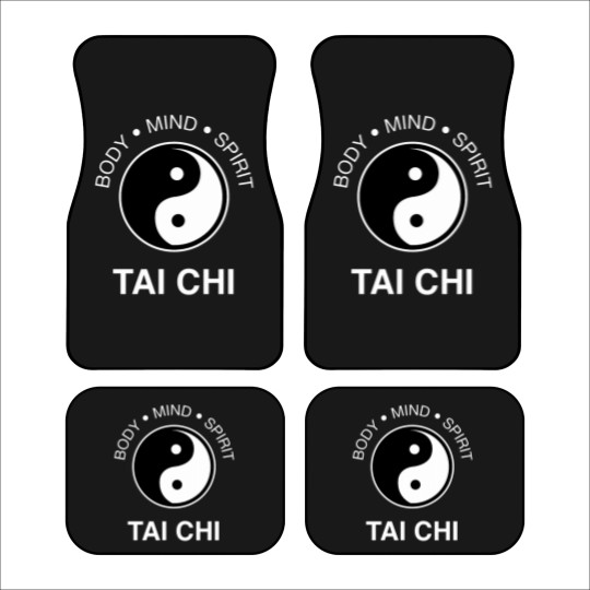 Discover The Art Tai Chi Body Mind Spirit Yin Yang Car Mats Car Mats