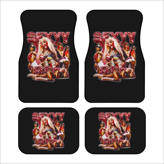 Discover Sexyy Red Singer Car Mats, Sexyy Red Bootleg Car Mats, Retro Sexyy Red Car Mats For Fan