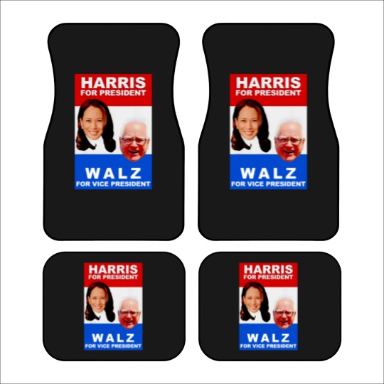Discover Kamala Harris Tim Walz 2024 Harris Walz President Elections Car Mats