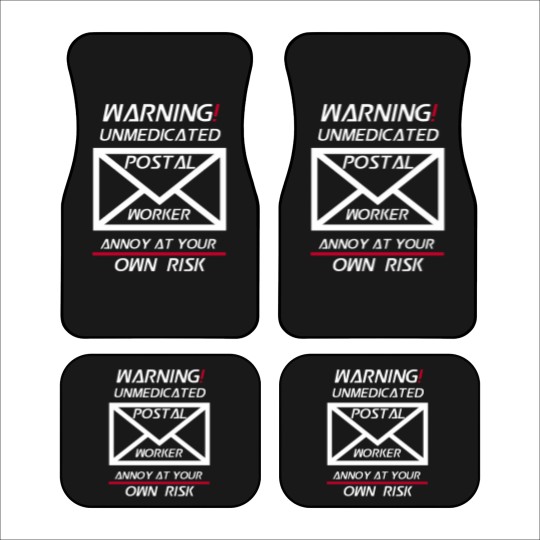 Discover Funny Postal Worker Gift - Car Mats