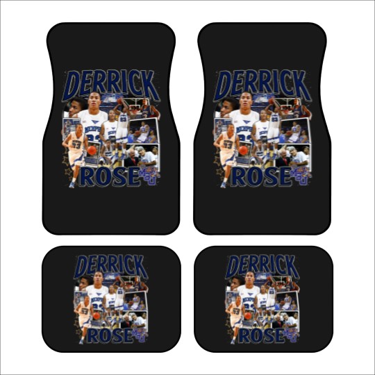 Discover Derrick Rose Car Mats - Derrick Rose - Retro American Basketball Car Mats