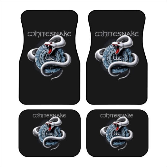 Discover white snake Car Mats