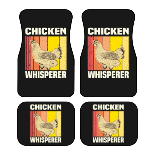 Discover Chicken Chicken Chicken Whisperer Chicken Farmer Gift Car Mats