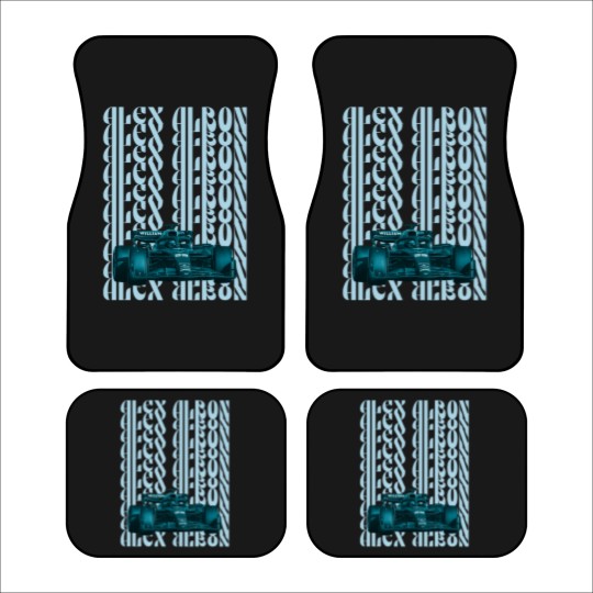 Discover BELLA CANVAS Alex Albon WILLIAMS unisex Car Mats