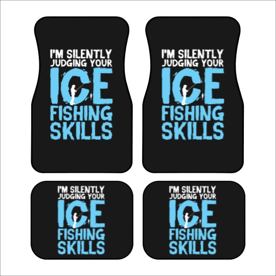 Discover Ice Fishing - Ice Fishing Gift - Car Mats