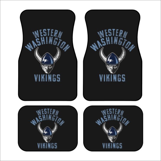 Discover western washington university vikings large Car Mats