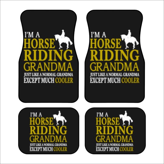 Discover I'm A Horse Riding Grandma Car Mats