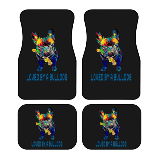 Discover French Bulldog Pet Mens Loved by a bulldog French Bulldog Funny Sayings Car Mats