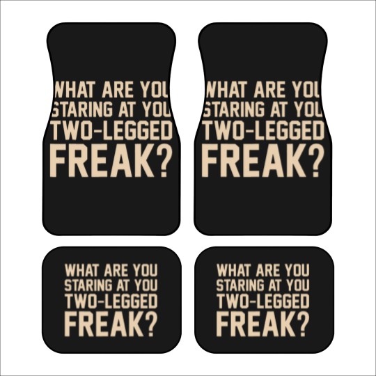 Discover Funny Leg Amputee Double Amputee(1) Car Mats
