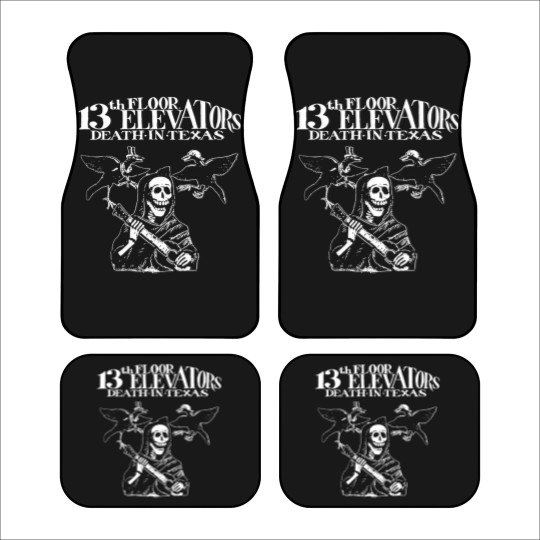 Discover 13th FLOOR ELEVATORS "Death in Texas" Car Mats OR