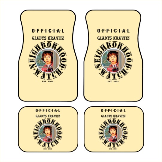Discover "Vintage" Gladys Kravitz Neighborhood Watch - Whimsical Bewitched Fan Art | Essential Garden Flags Car Mats